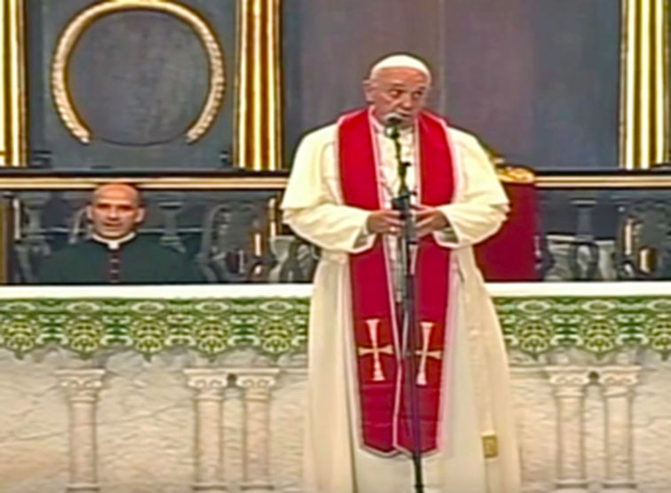 Papst Franziskus in Havanna / screenshot ctv Papst Franziskus in Havanna